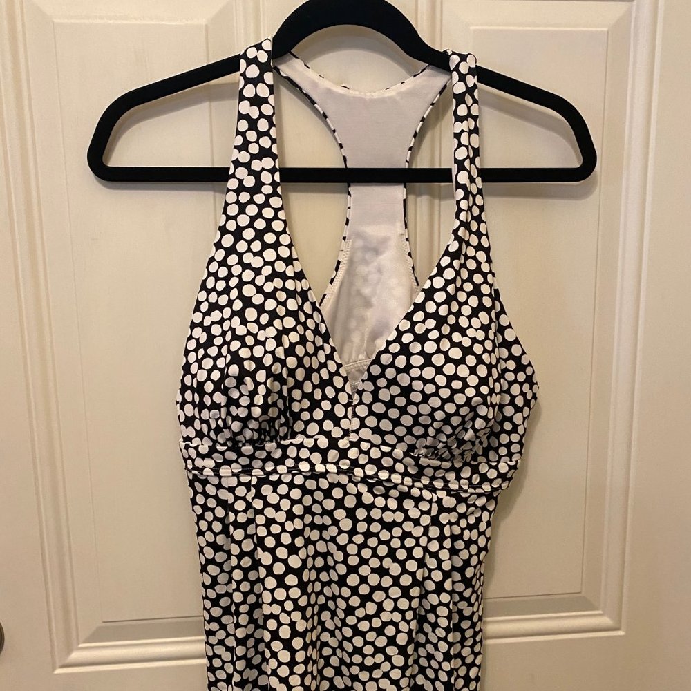 Lands' End Womens Swing Tankini Top Sz 12